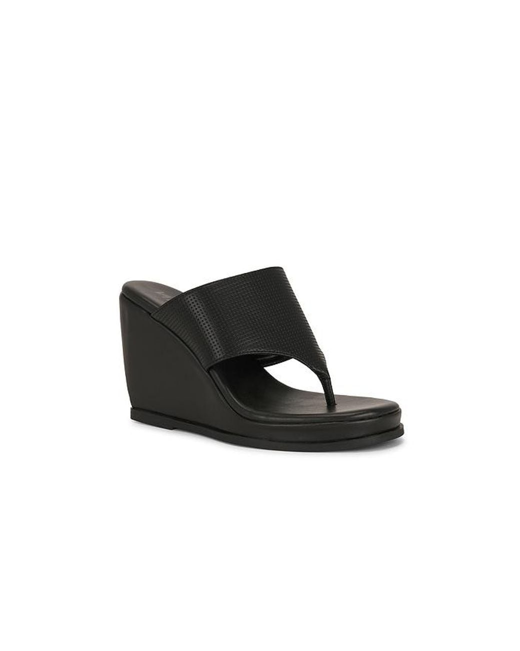 Nii HAI Black Spring Wedge Sandal