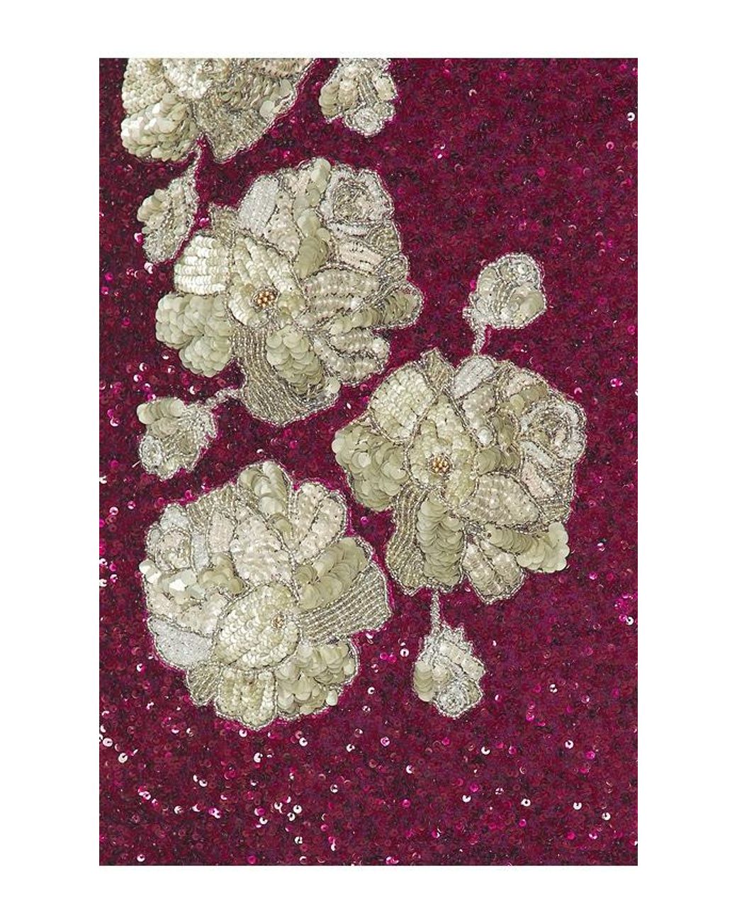 La Fuori Red Midnight Rosette Dress