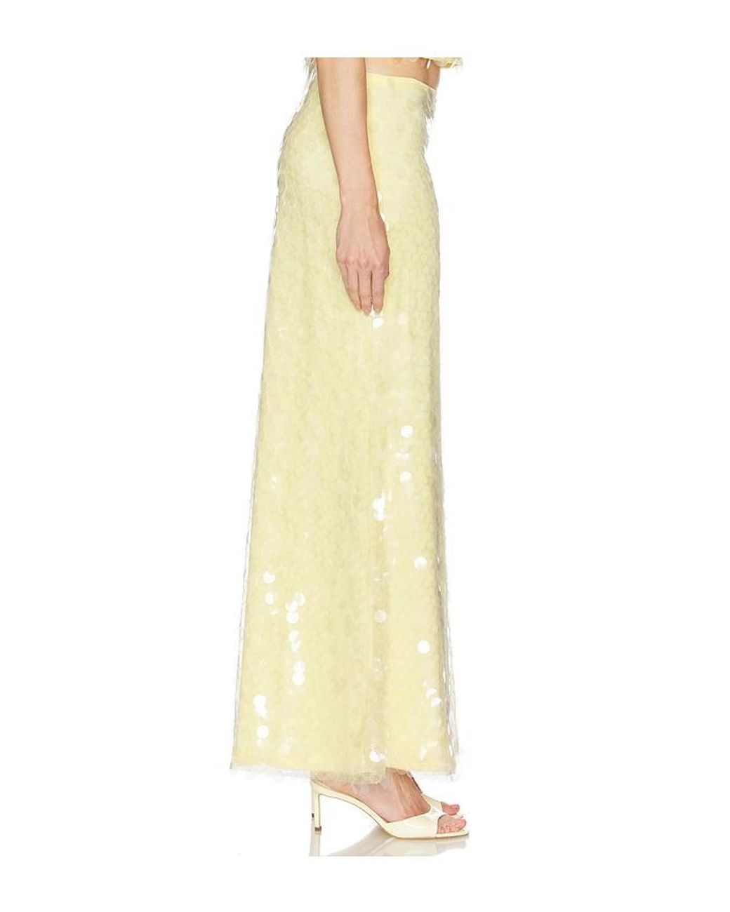 SNDY'S Yellow X Revolve Calliope Maxi Skirt