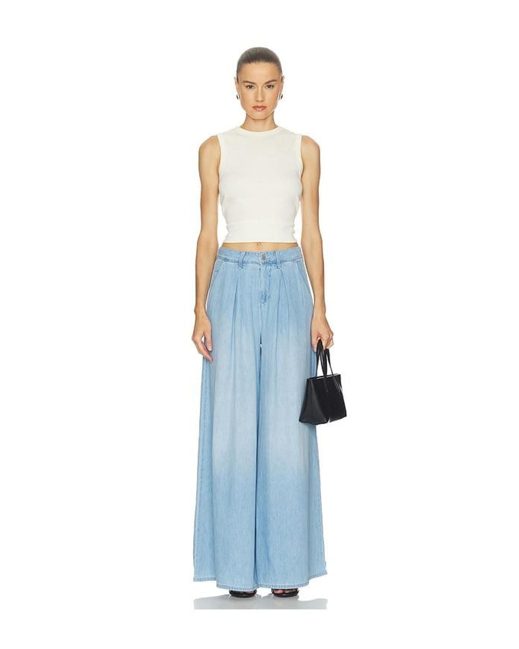 L'Agence Blue Lorenza Palazzo Jeans
