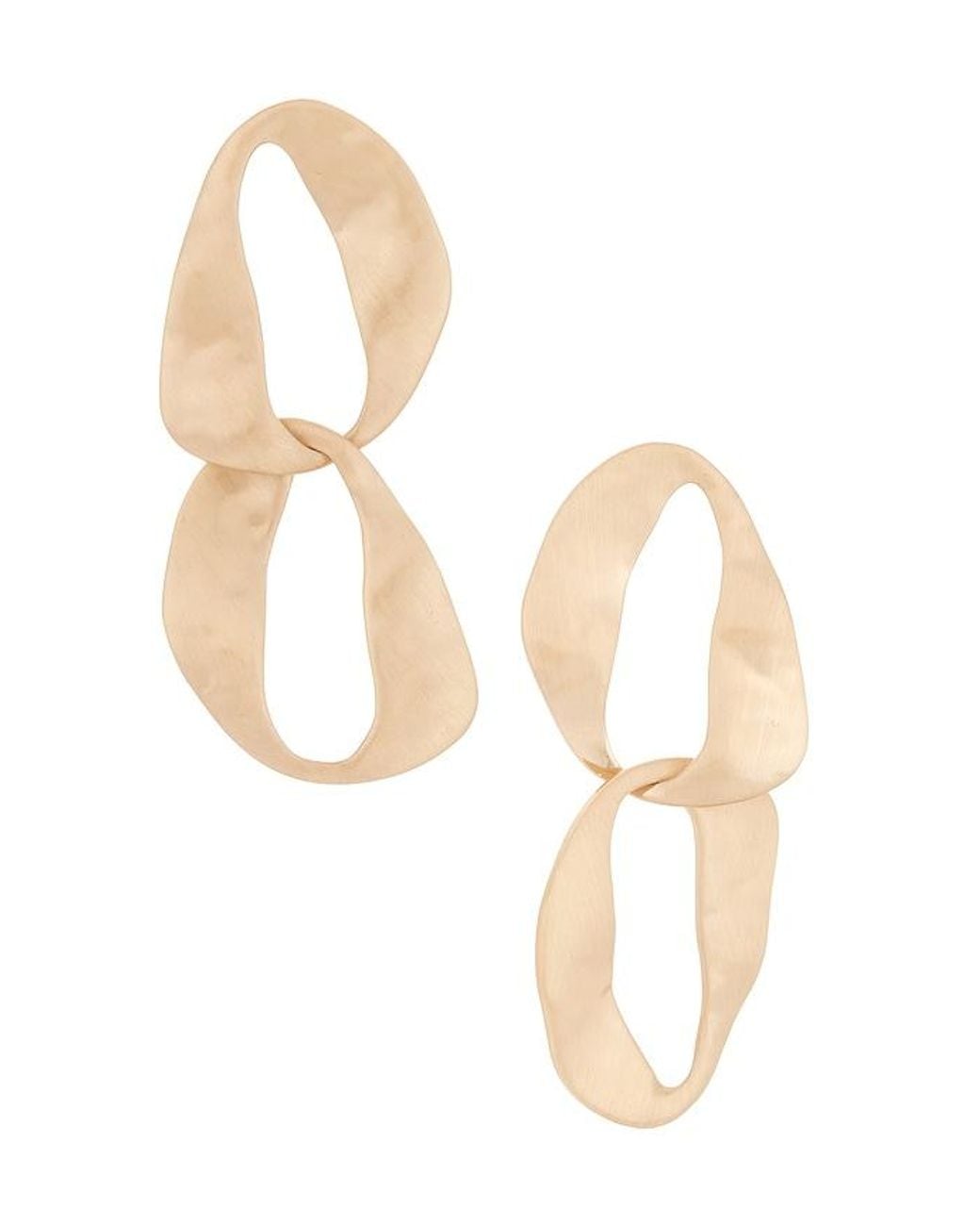 Cult Gaia White Rue Mini Drop Earring