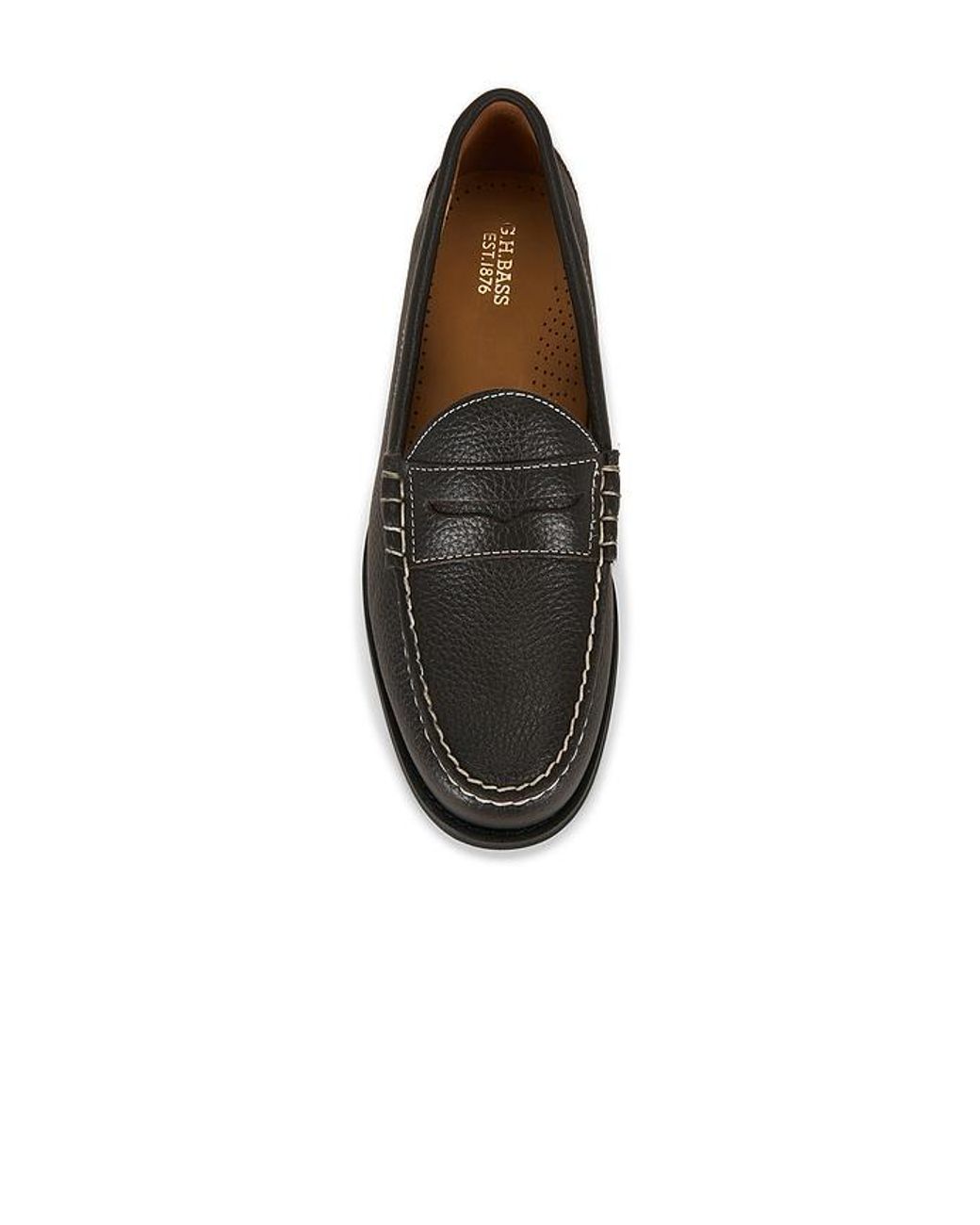 G.H.BASS Black Berkeley Loafers for men
