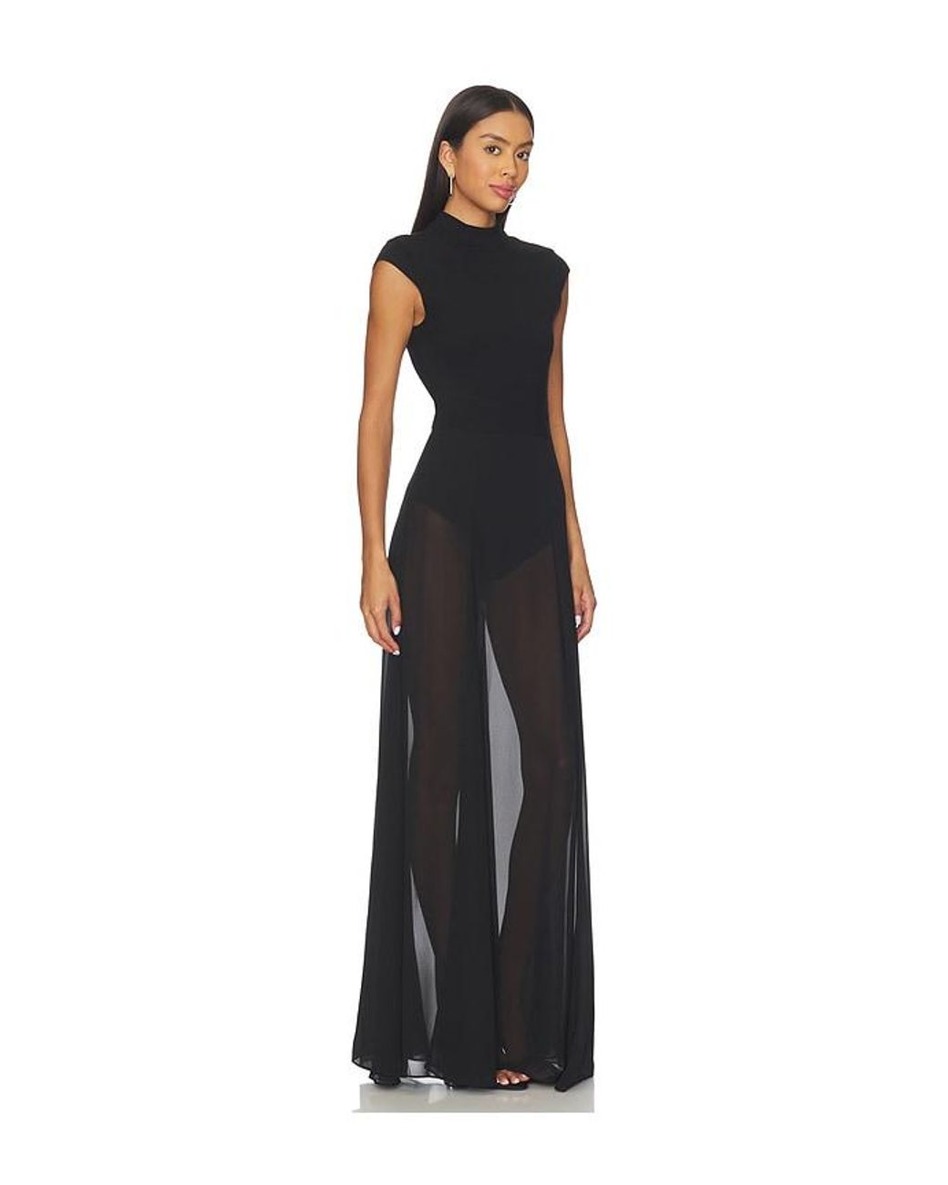 Lovers + Friends Black Dorothy Gown