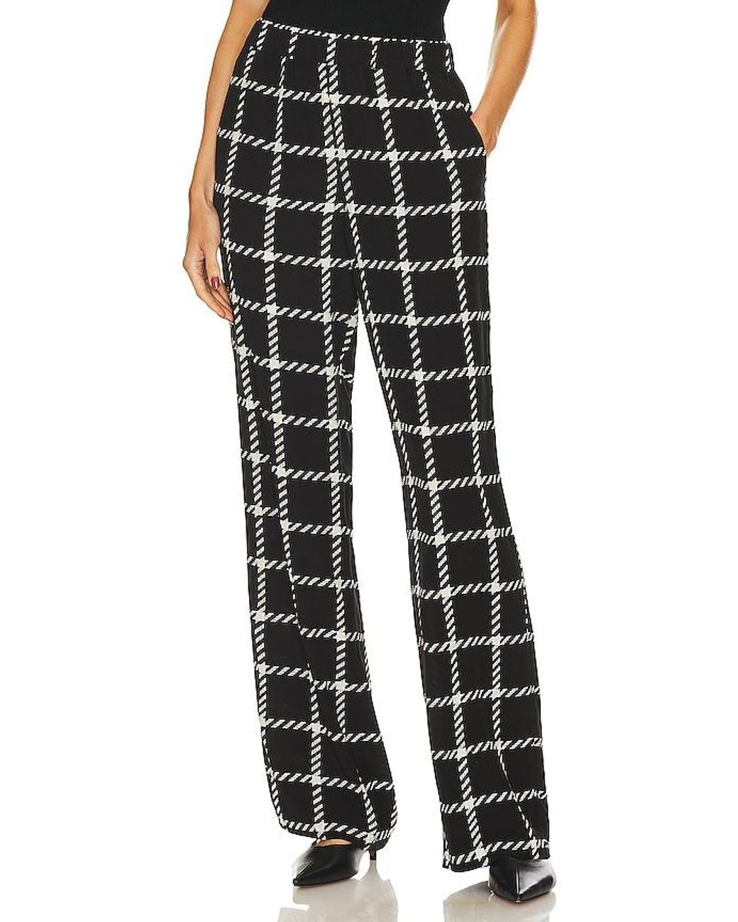 Anine Bing Owen Pant in Black Lyst UK