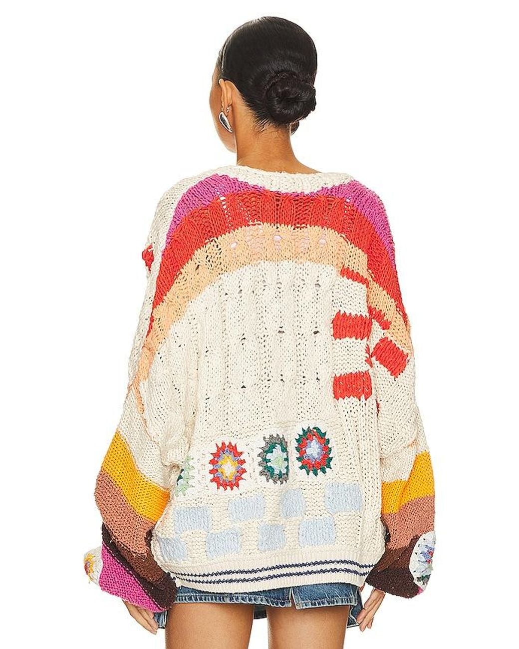 Free People Multicolor Clear Skies Cardi