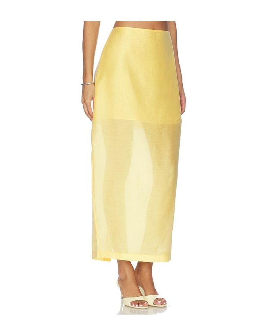 L'academie Yellow 'Academie Perla Skirt