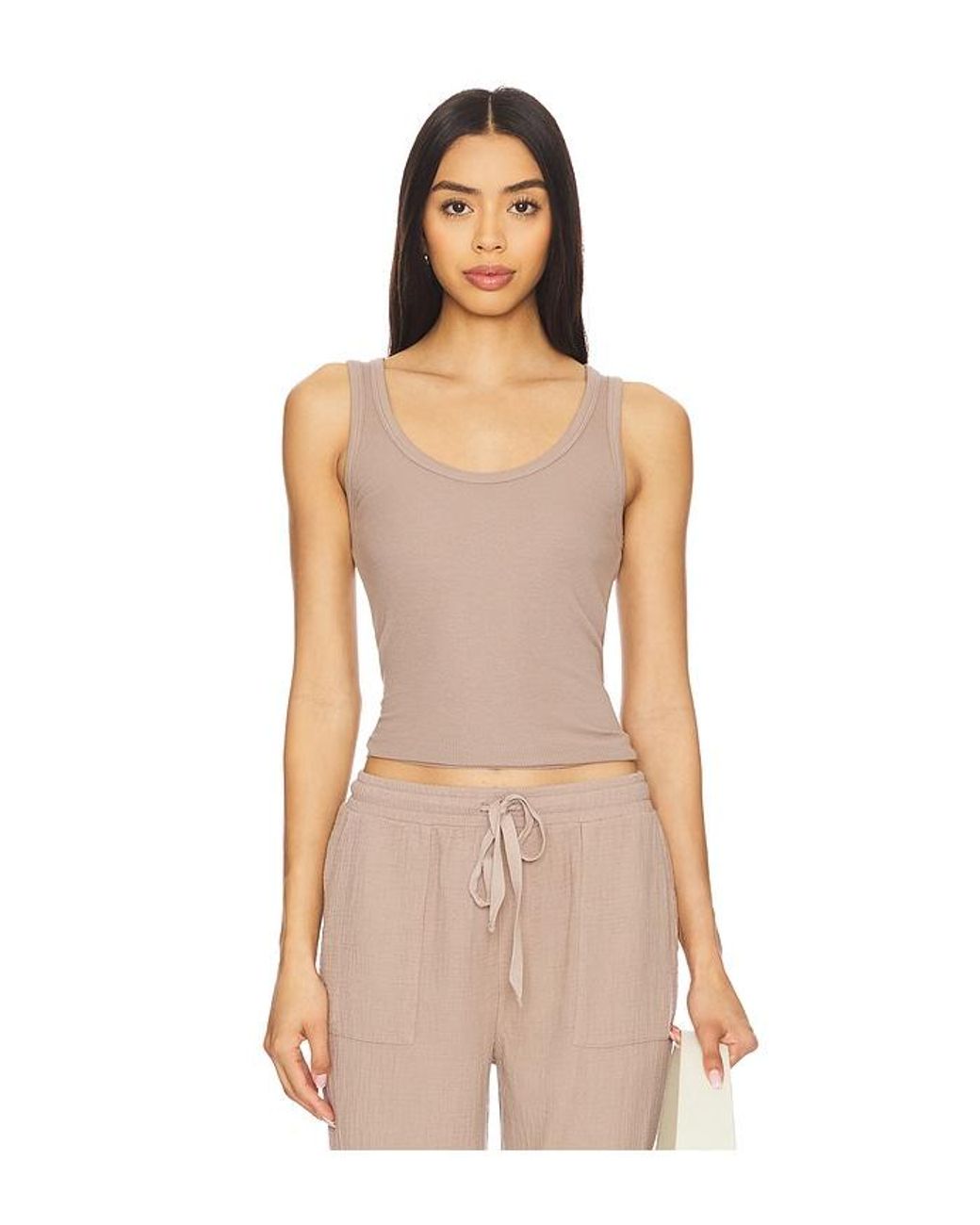 Bobi Natural Geripptes Top