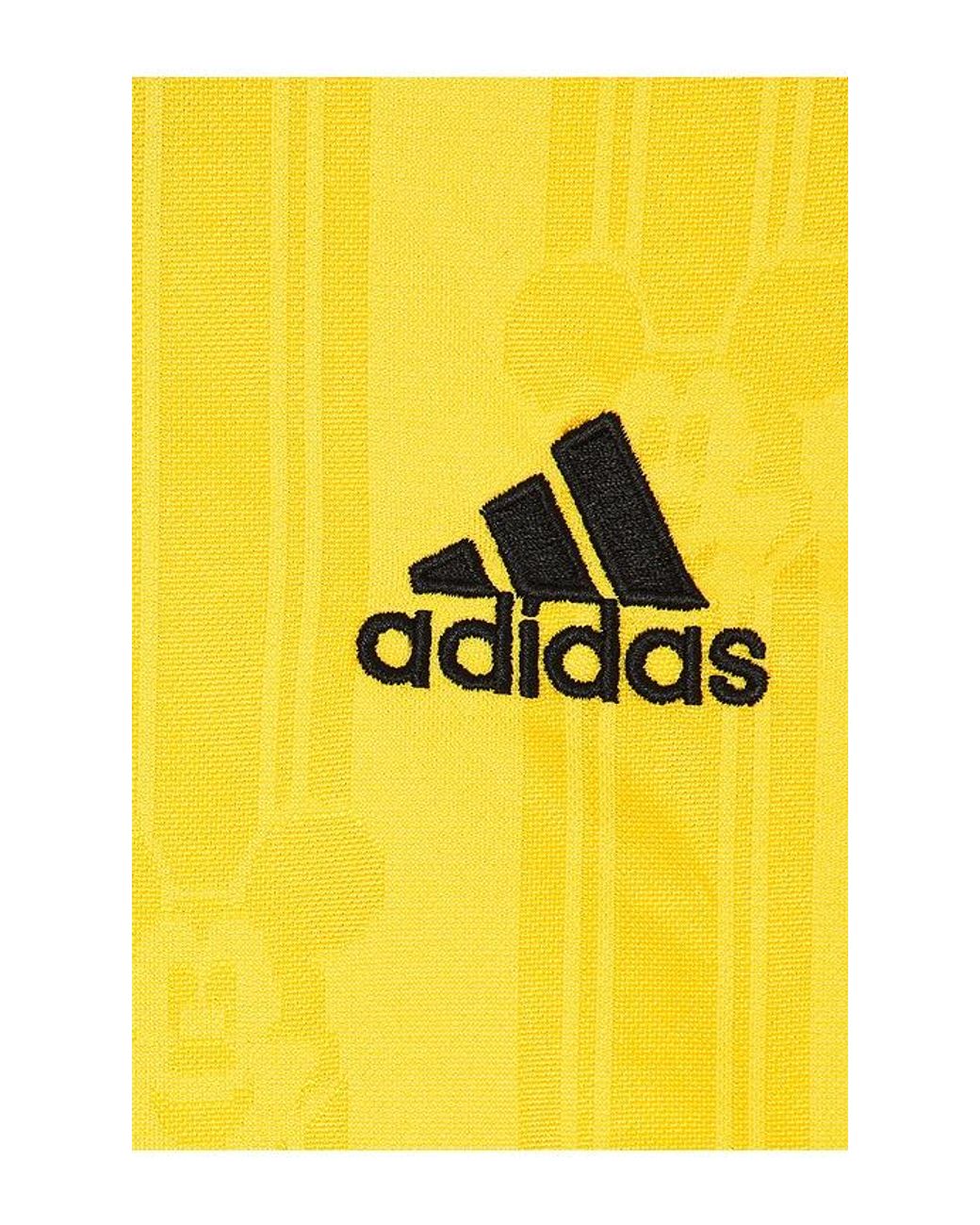 Adidas Originals Yellow X Brain Dead X Disney Football Jersey for men