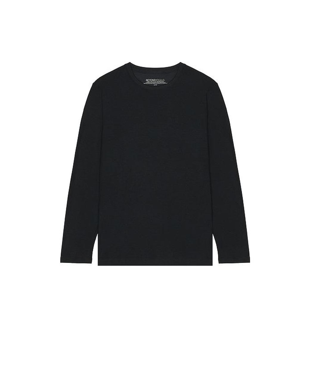 Beyond Yoga Black Featherweight Always Beyond Long Sleeve Crew 2.0 for men
