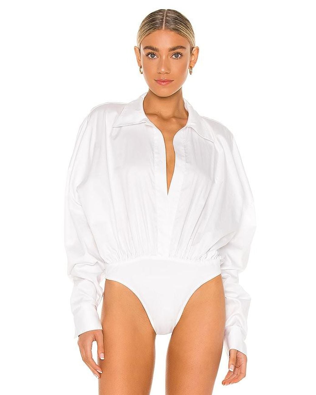Body En Color Blanco Talla (También En M, S, Xl) Norma Kamali de color White
