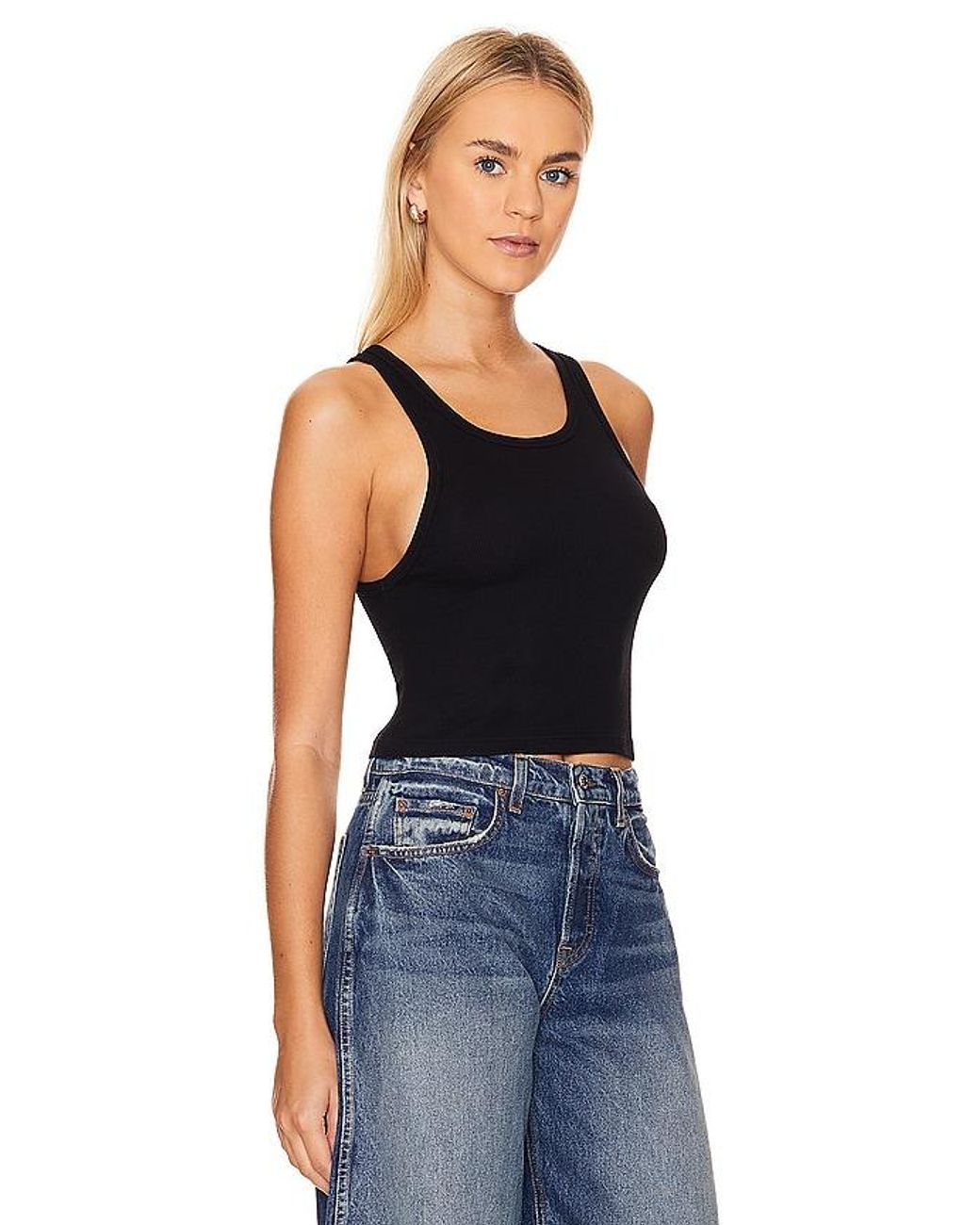 Cotton Citizen Blue Verona Crop Tank