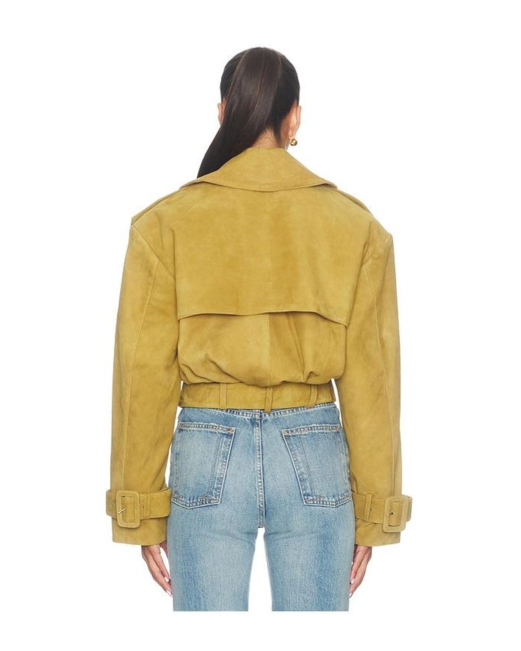 retroféte Blue Rubee Suede Coat