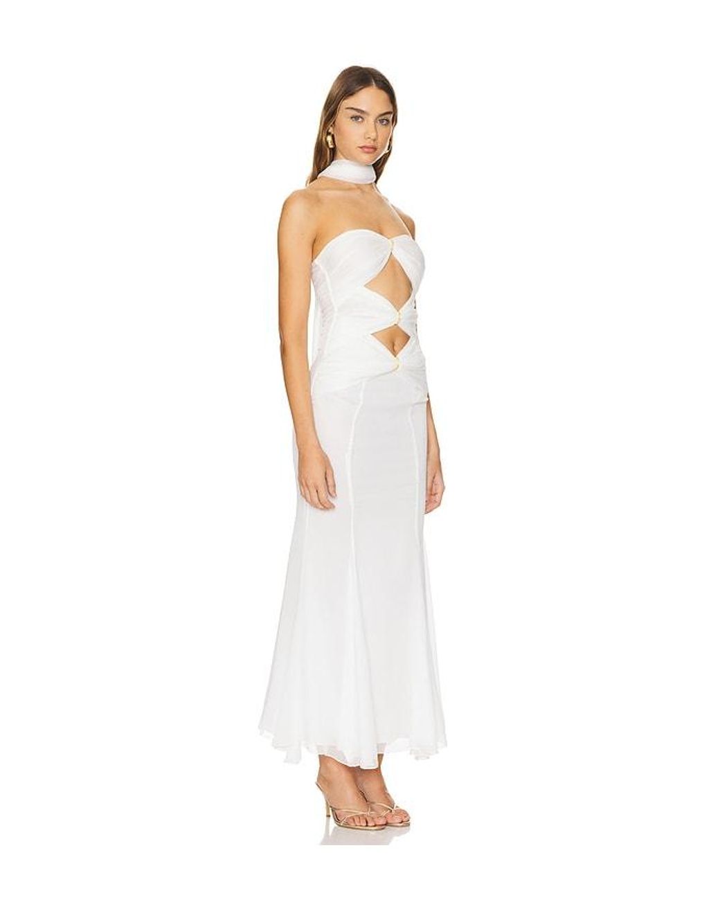 Nana Jacqueline White Cassandra Dress