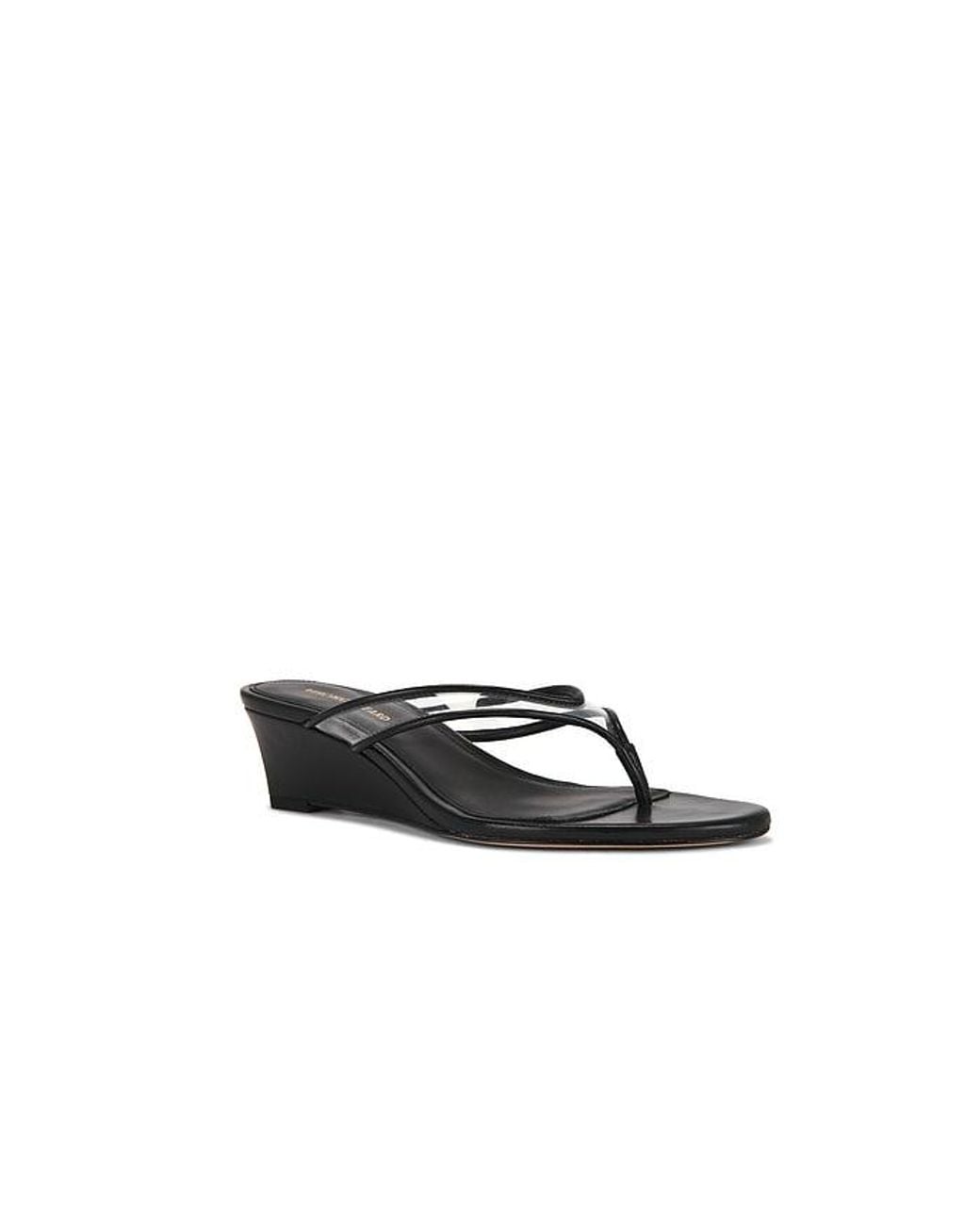 Veronica Beard Black Clea Wedge Sandal