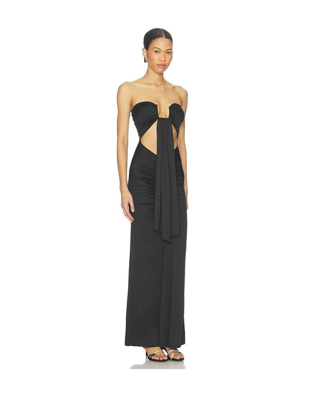 superdown White Rosy Maxi Dress