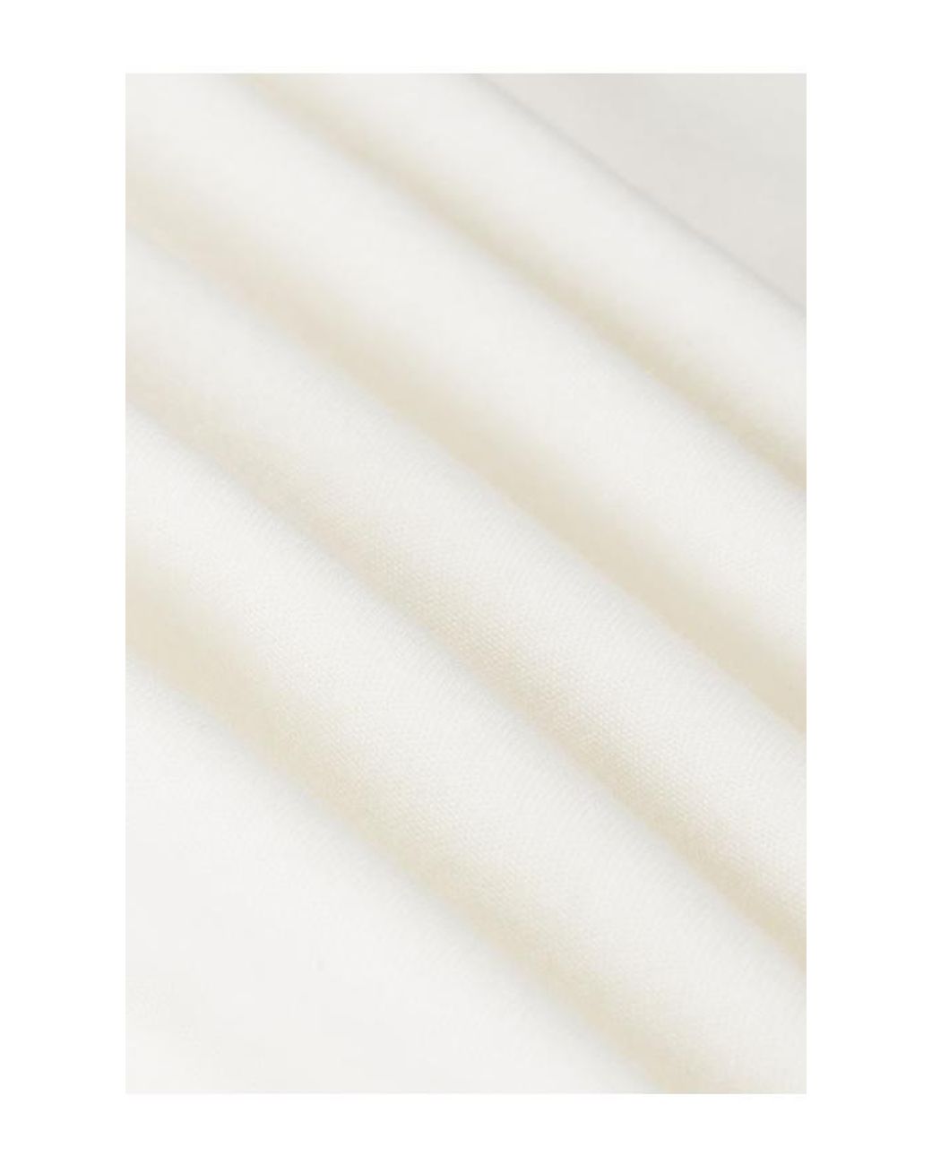 GRLFRND White Sheer V-Neck Tee