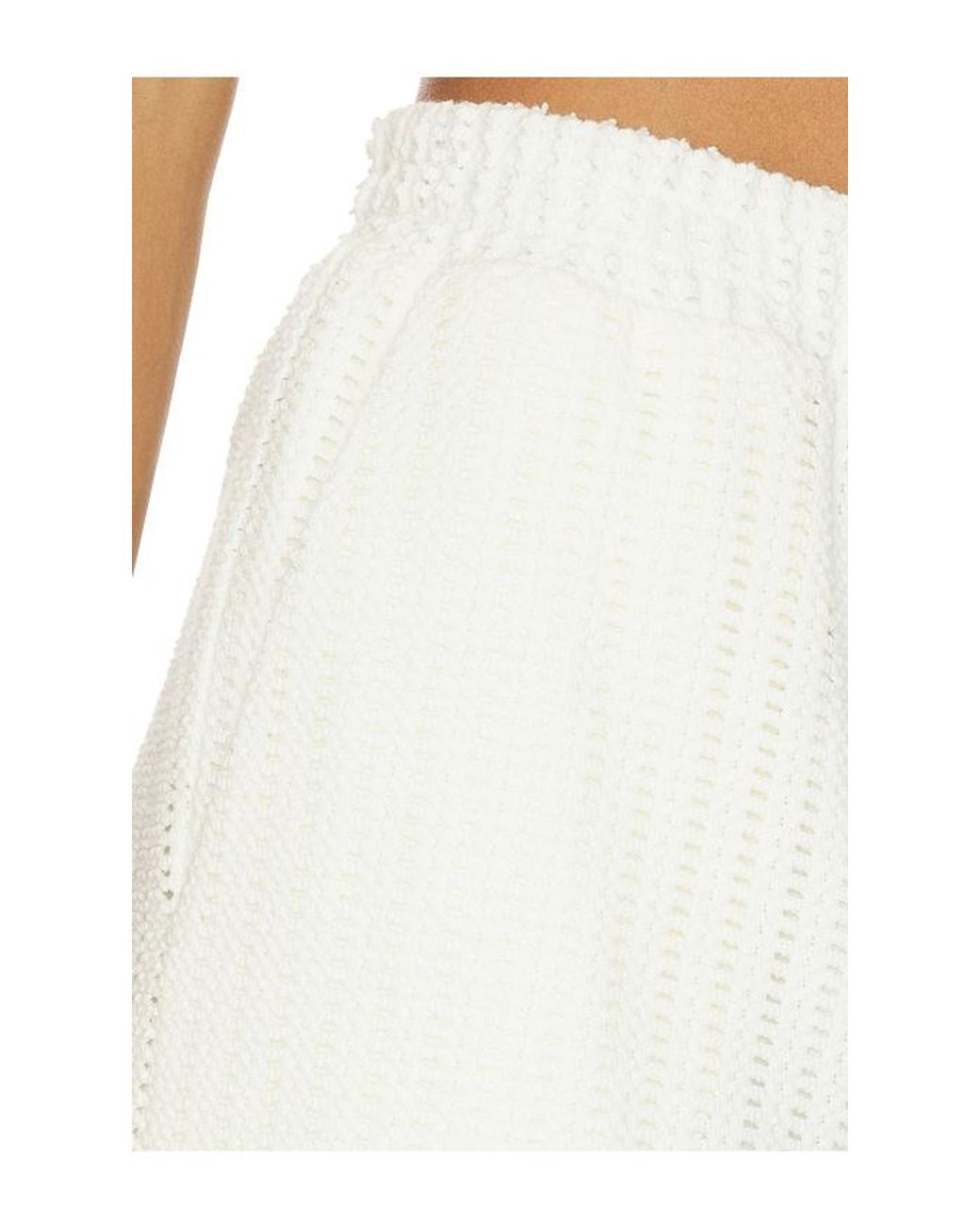 AllSaints White Elma Crochet Short