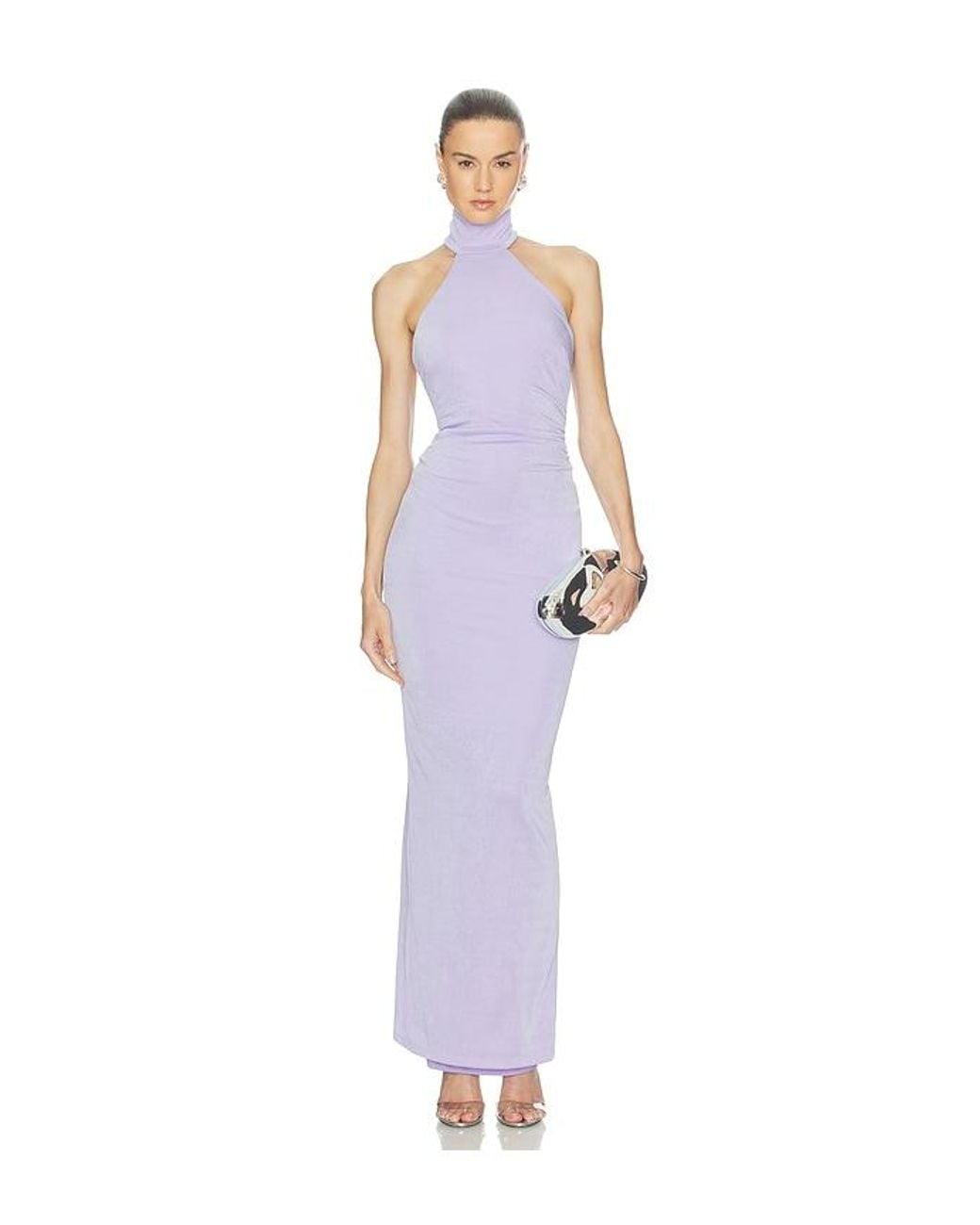 Nookie White Crush Halter Gown
