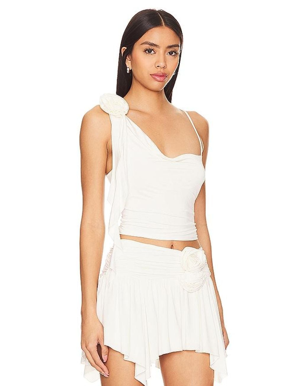 Lovers + Friends White Casey Top