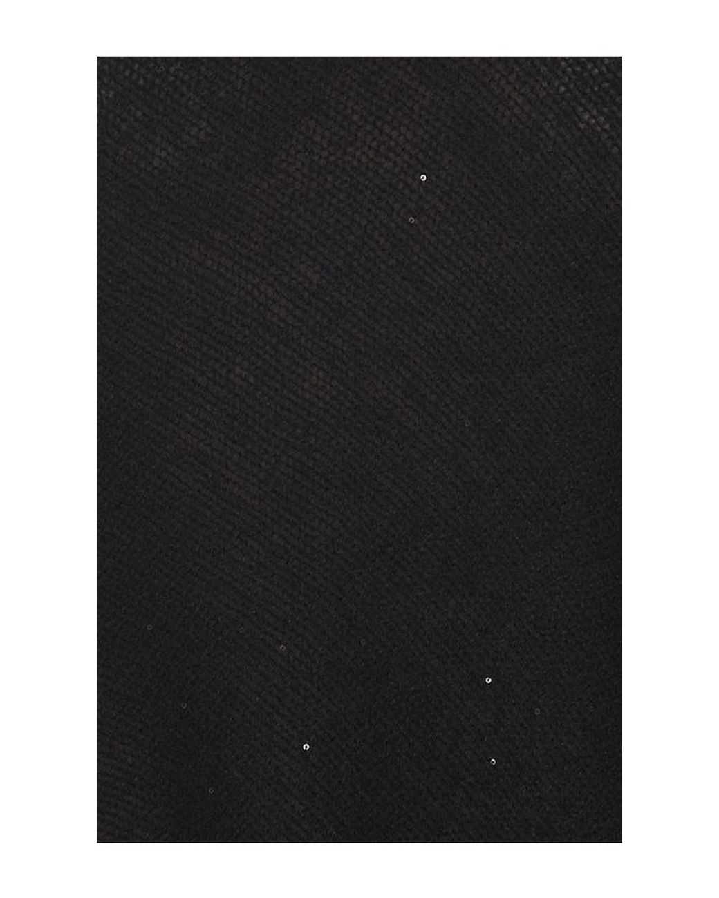 Autumn Cashmere Black Sequin Cropped Poncho Capelet