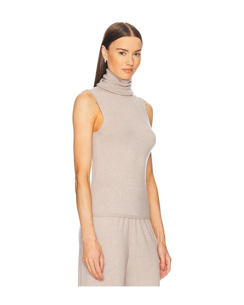 Helsa Natural Faye Knit Top