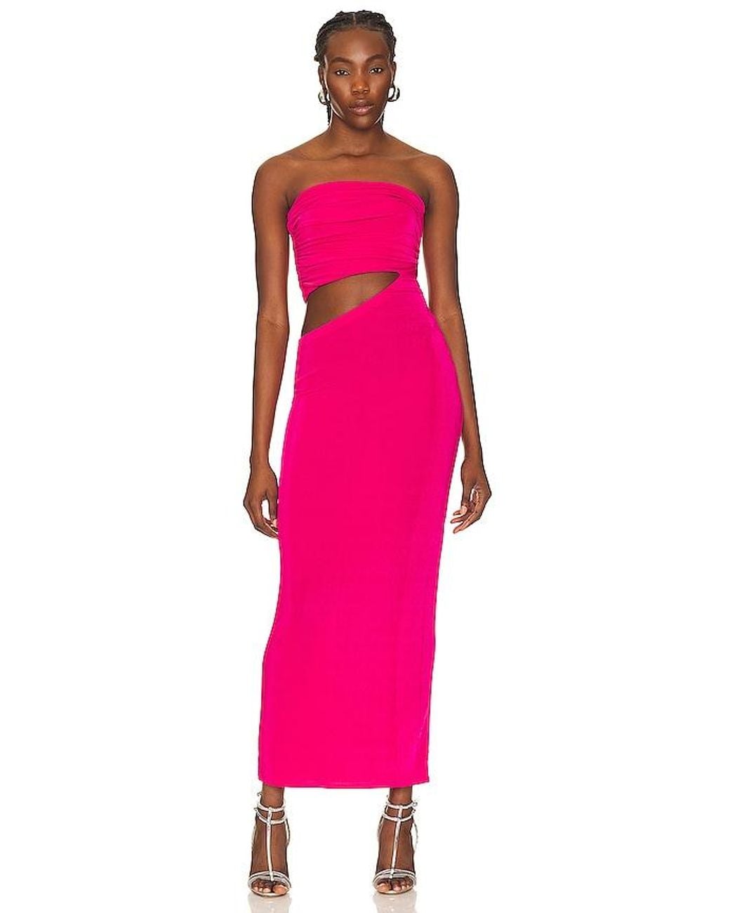 Nbd Pink Arielle Maxi Dress