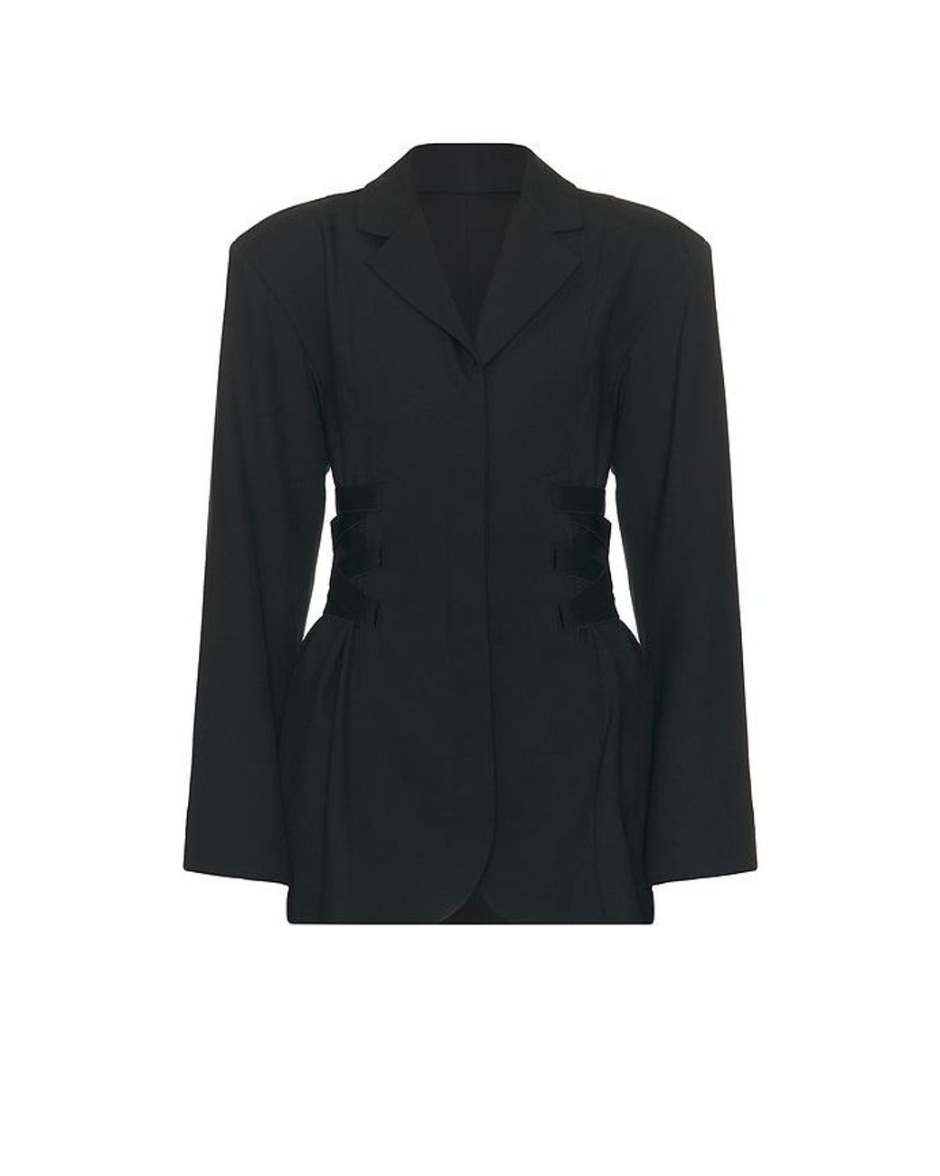HAELO Black Brace Blazer Dress