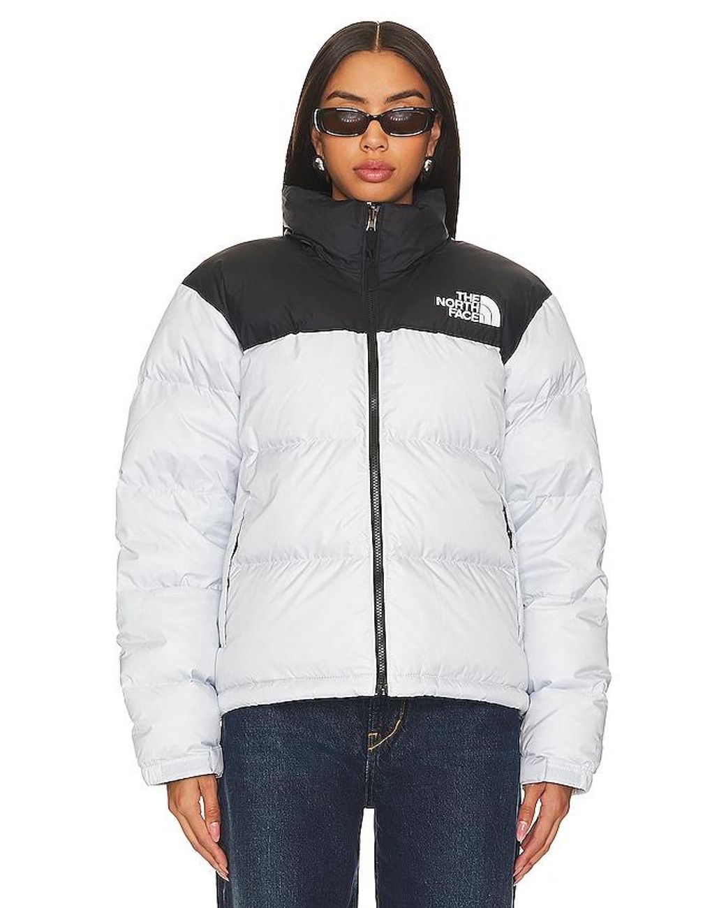 North face baby blue jacket clearance