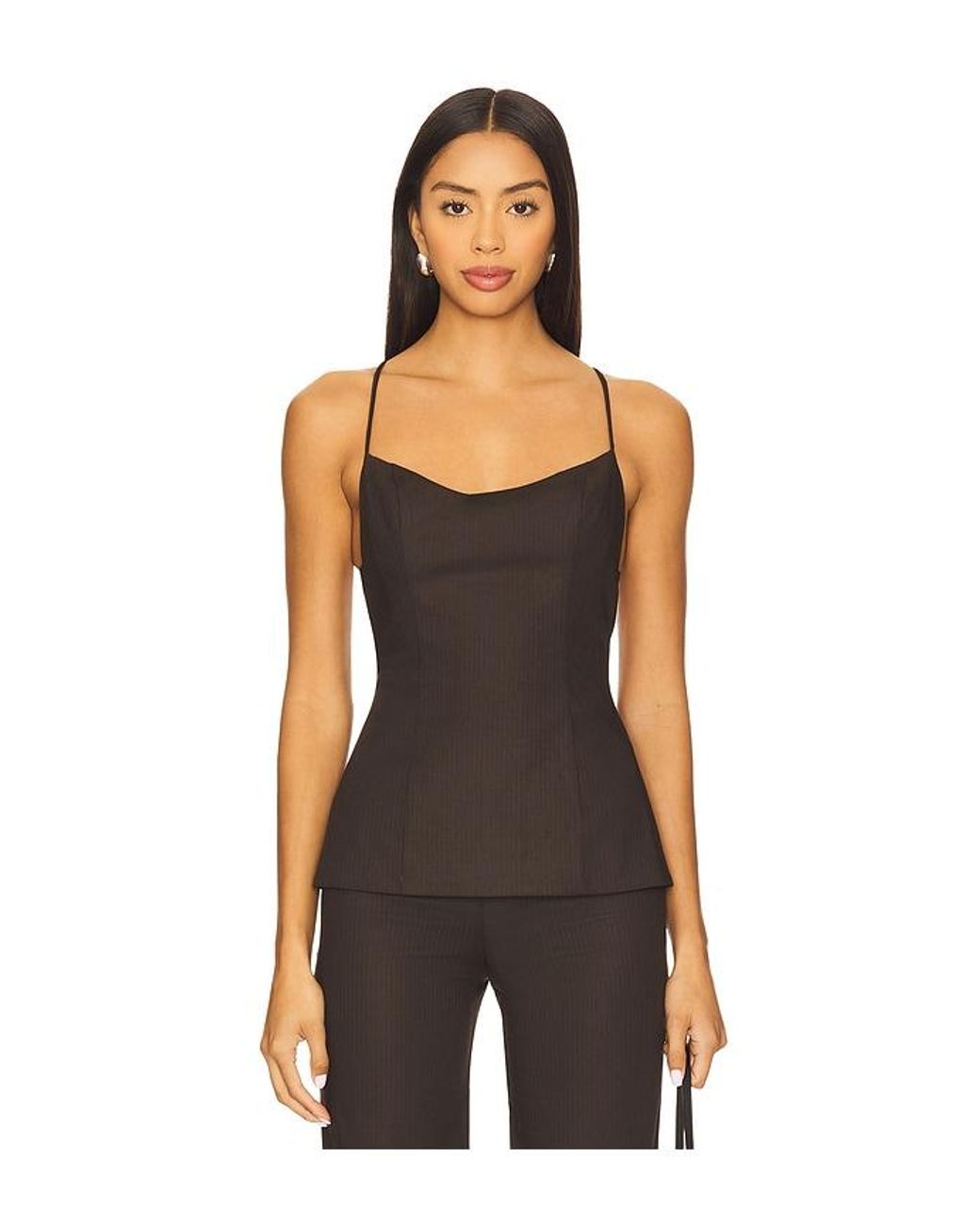 Bec & Bridge Black Ingrid Tie Top