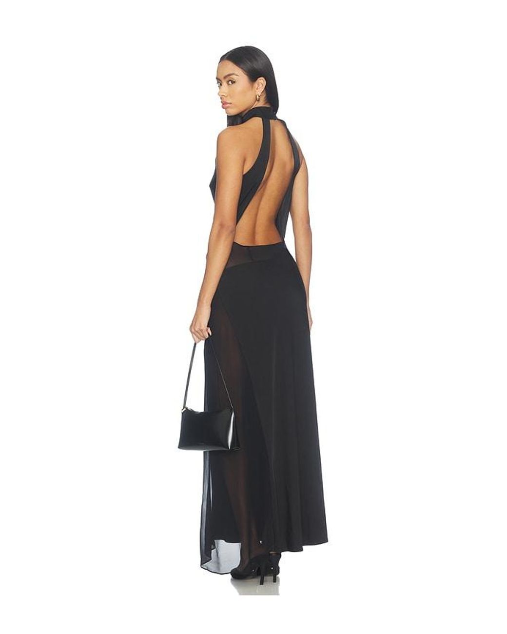 Lovers + Friends Black X Hannah Lizzy Noa Maxi Dress