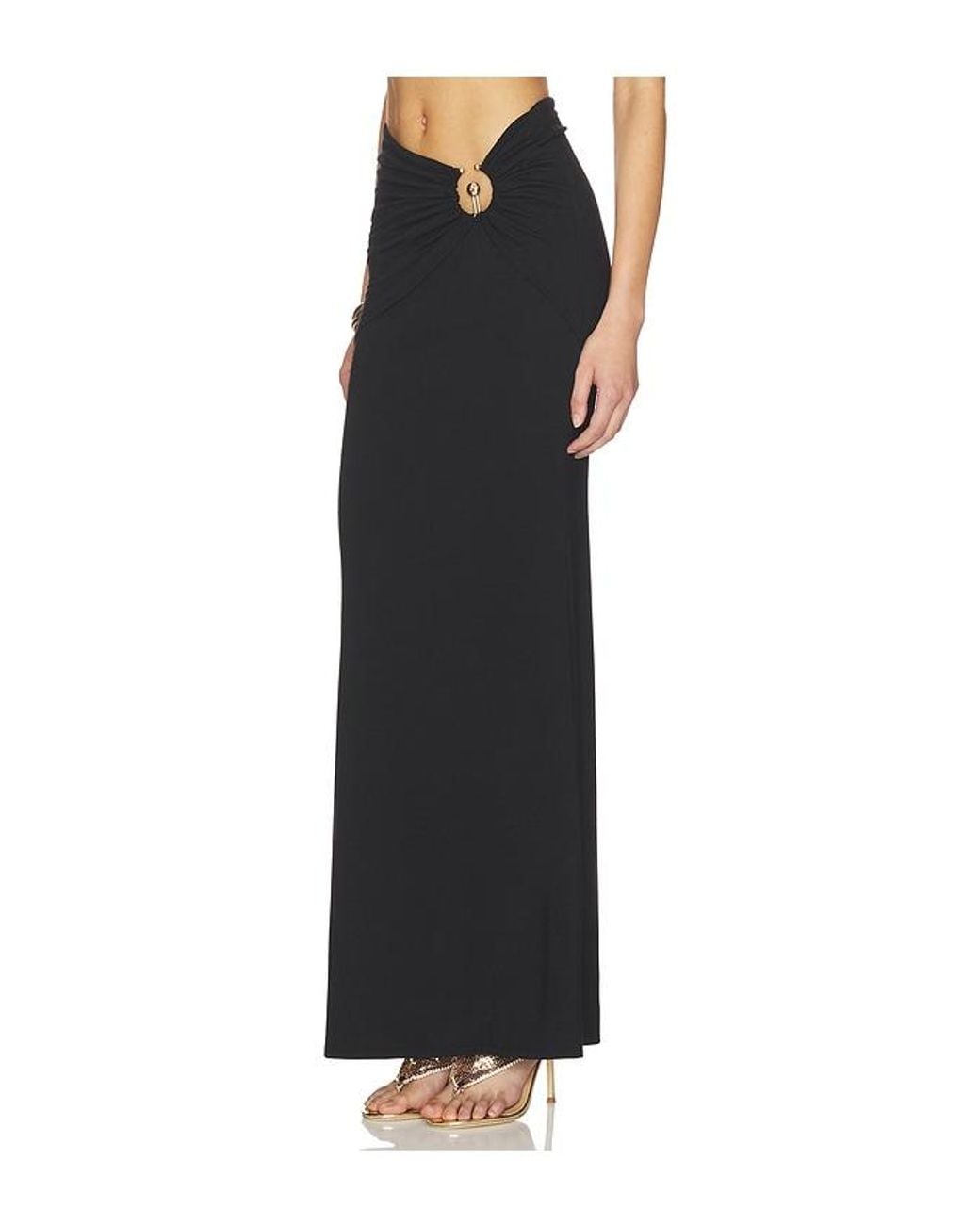 superdown Black Clayre Maxi Skirt