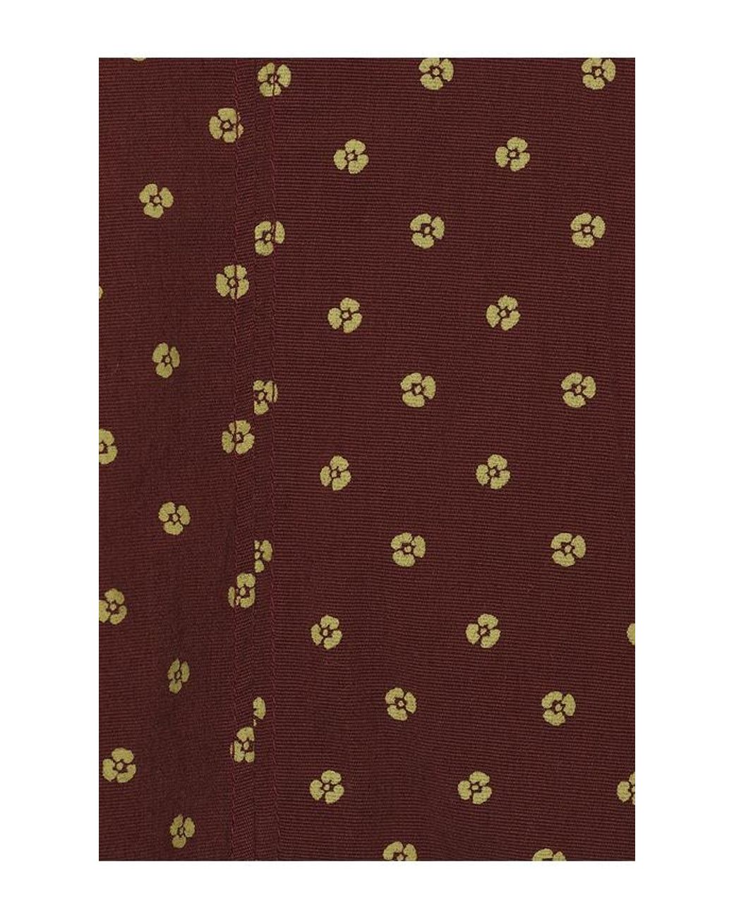 Free People Brown Summer Printed Blouse