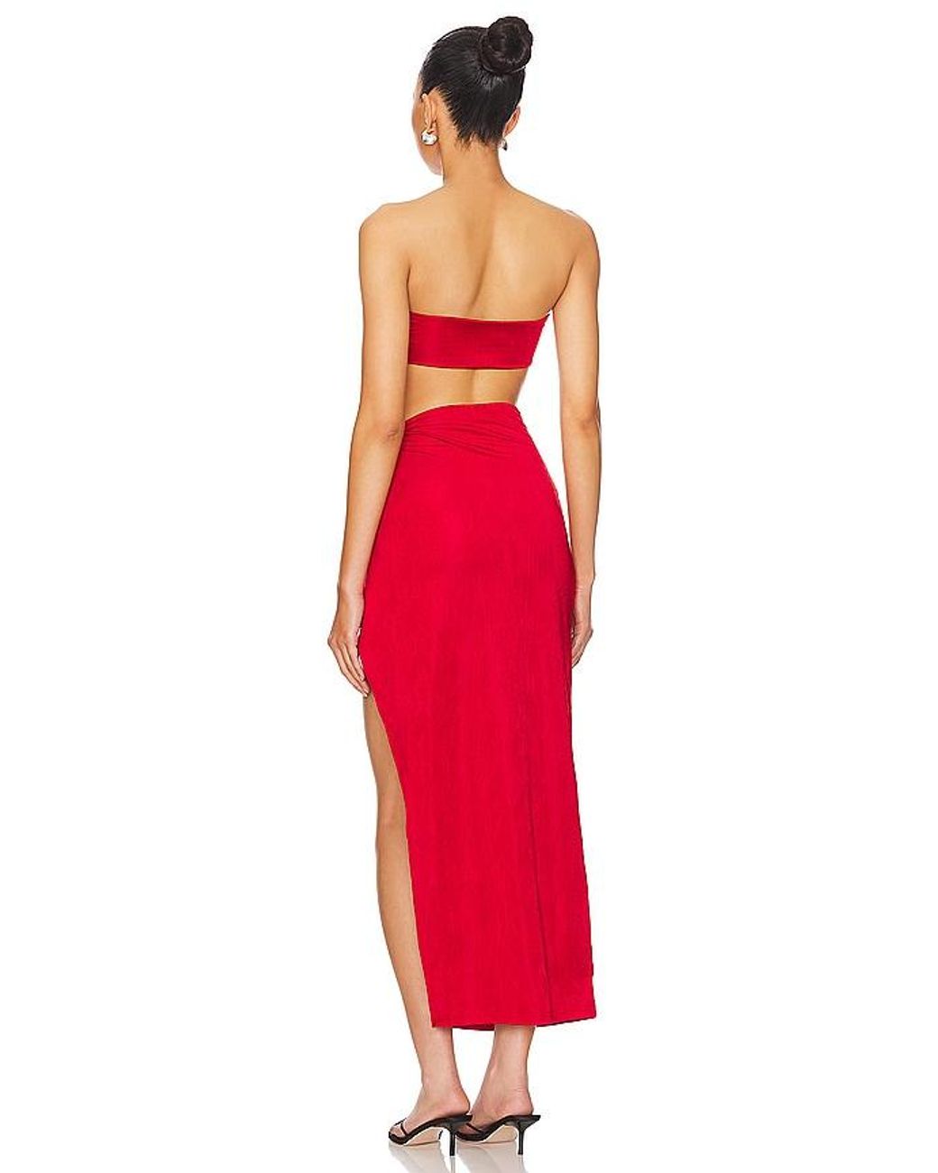 superdown Red Karolyna Maxi Skirt Set