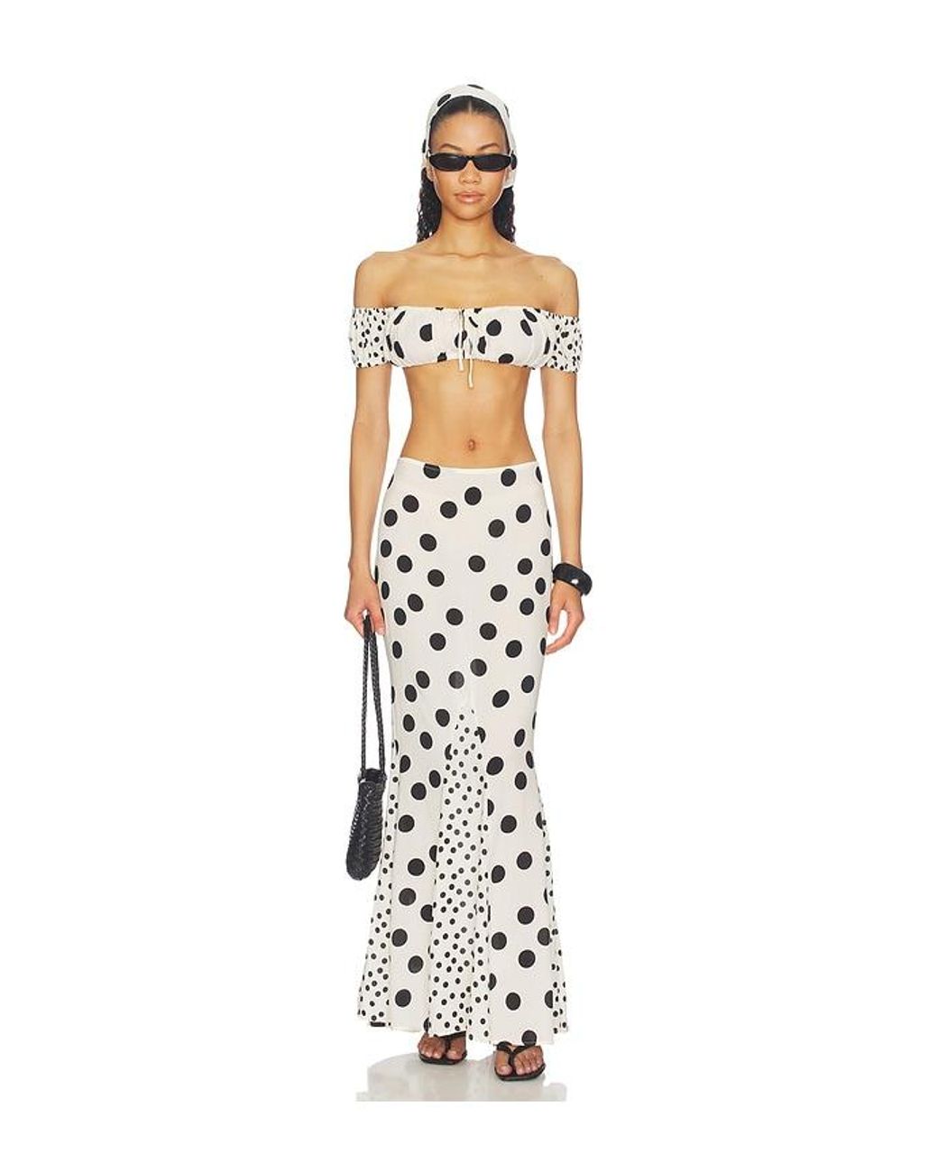 Tularosa White Ekin Maxi Skirt