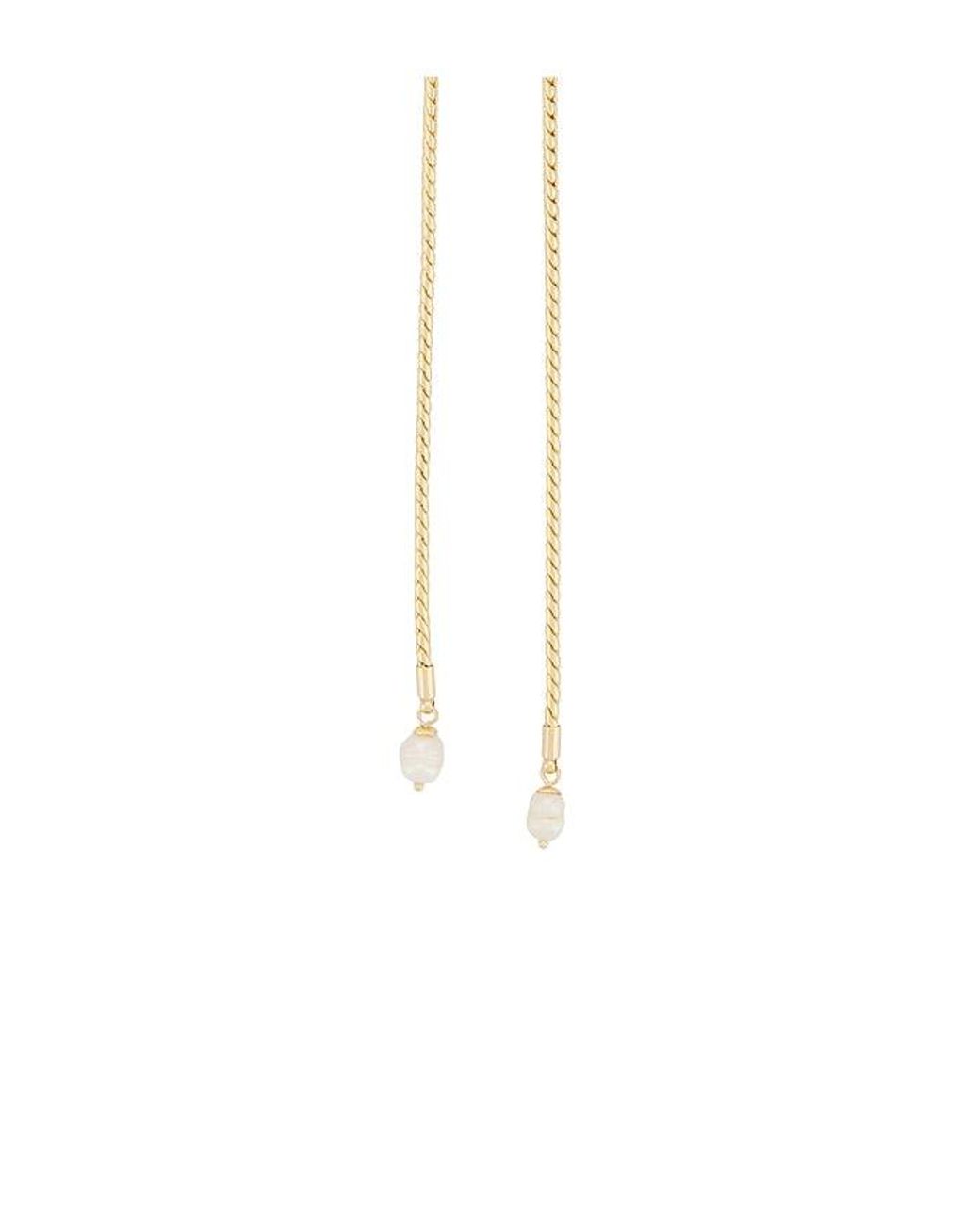Ettika White Liquid Lux Bolo Lariat Necklace