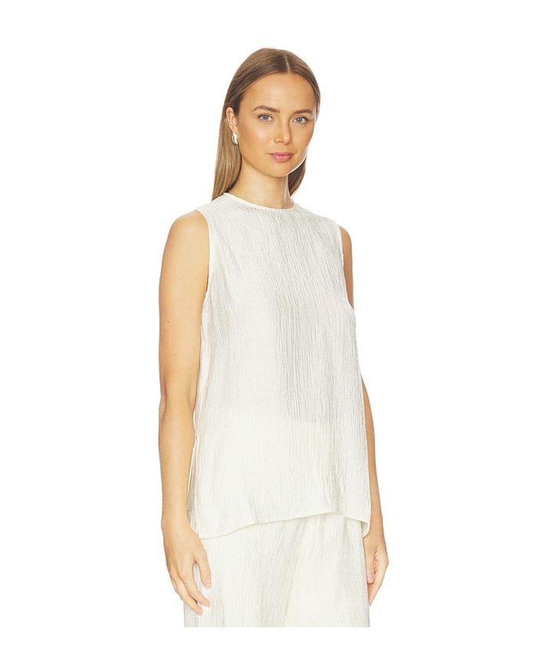 Anine Bing White Malia Top