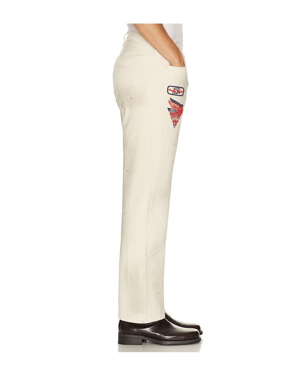 Samuel Zelig White Service Pant for men
