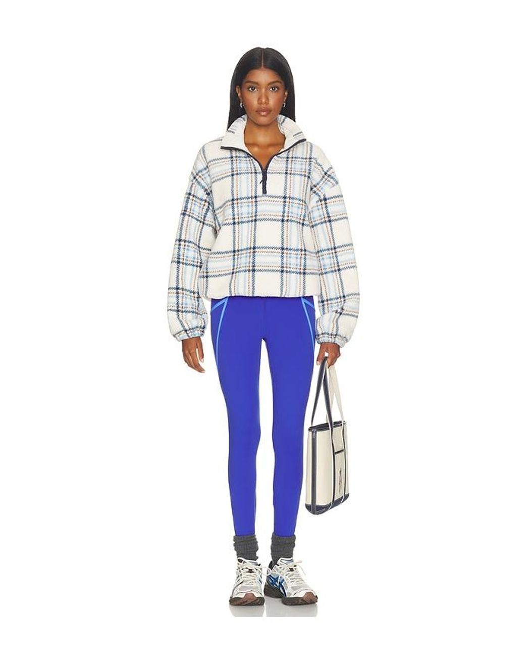 Beach Riot White Leona Sherpa Jacket