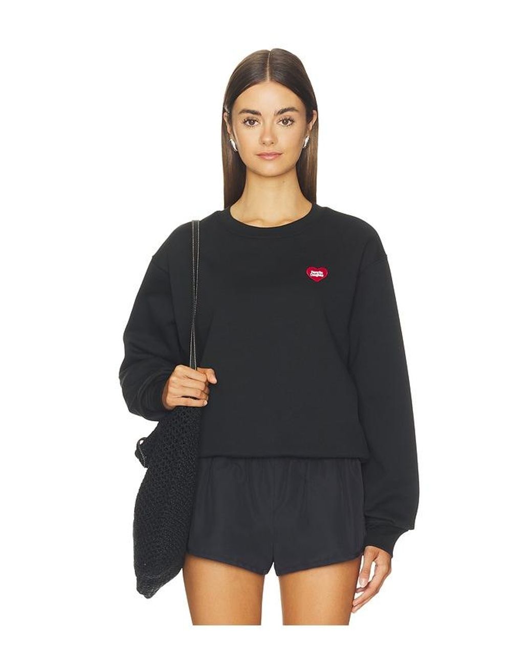 FAVORITE DAUGHTER Black The Heart Sweater
