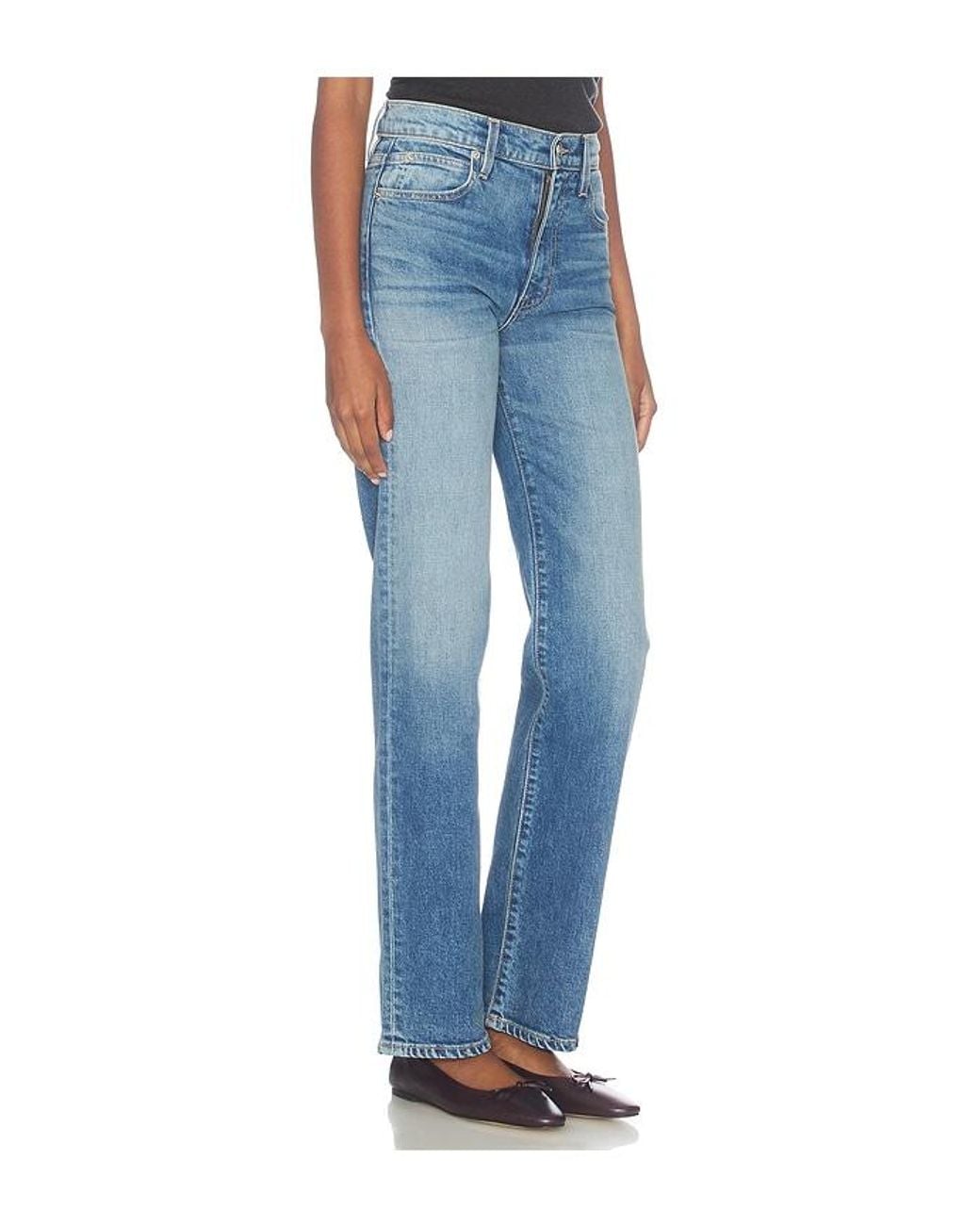 SLVRLAKE Denim Blue Kendra County Line Straight Jean