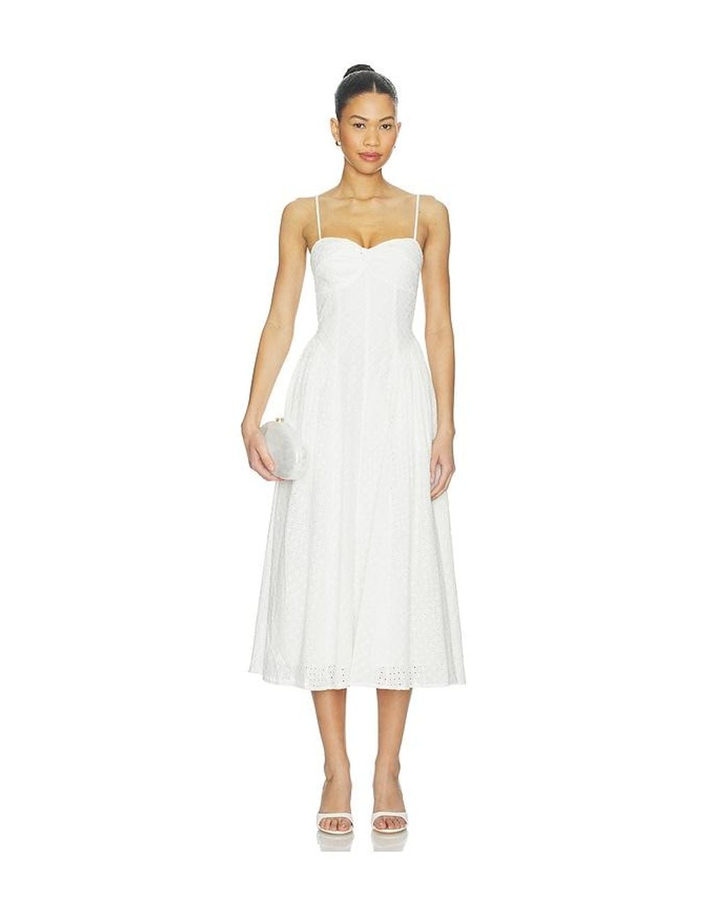 Nia White Destene Dress