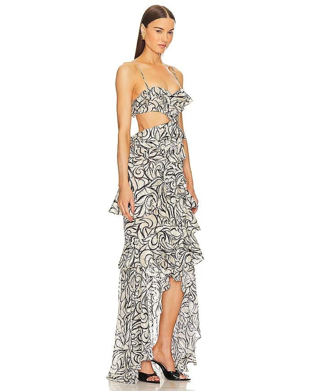 Michael Costello Multicolor X Revolve Abby Gown