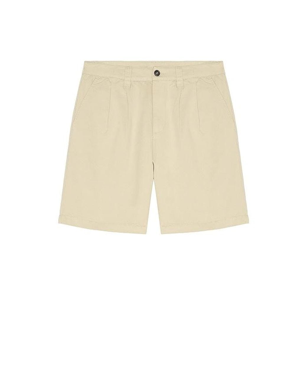 Rhythm Natural Double Pleat Twill Short for men