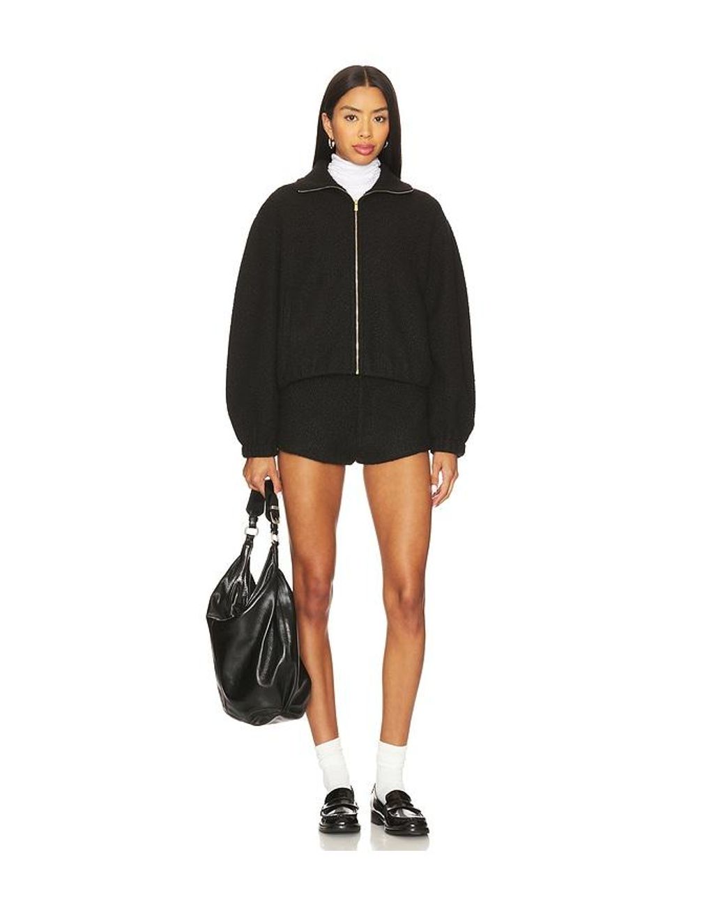 Amanda Uprichard Black Caresse Shorts
