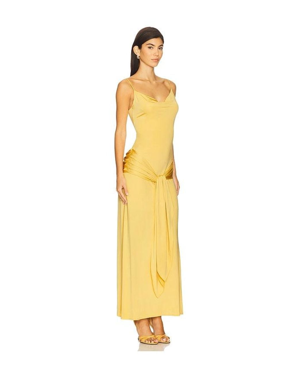 Anna October Yellow Selena Gown