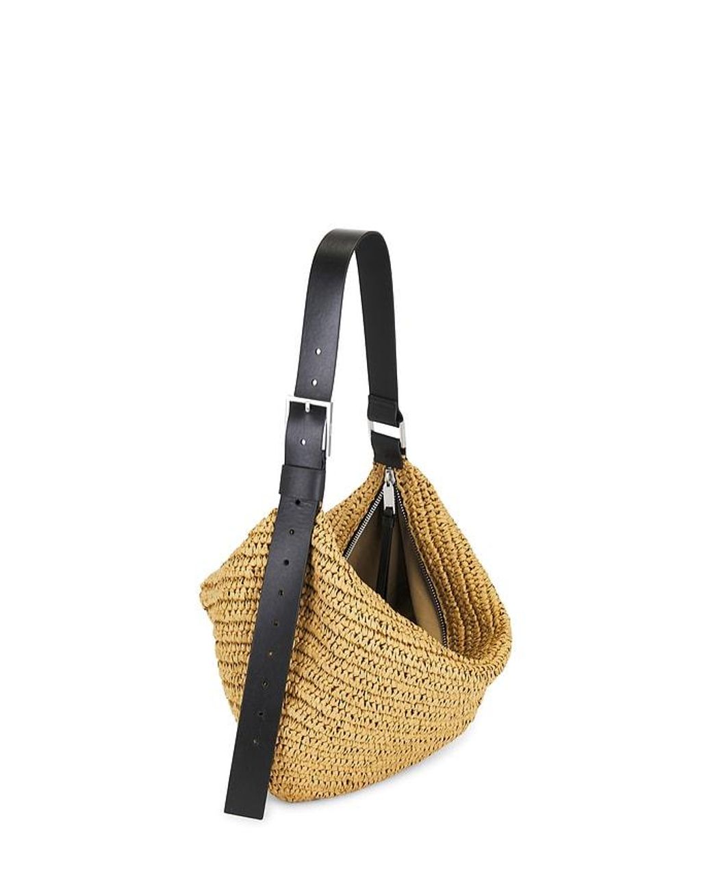 AllSaints Metallic Luna Paper Shoulder Bag