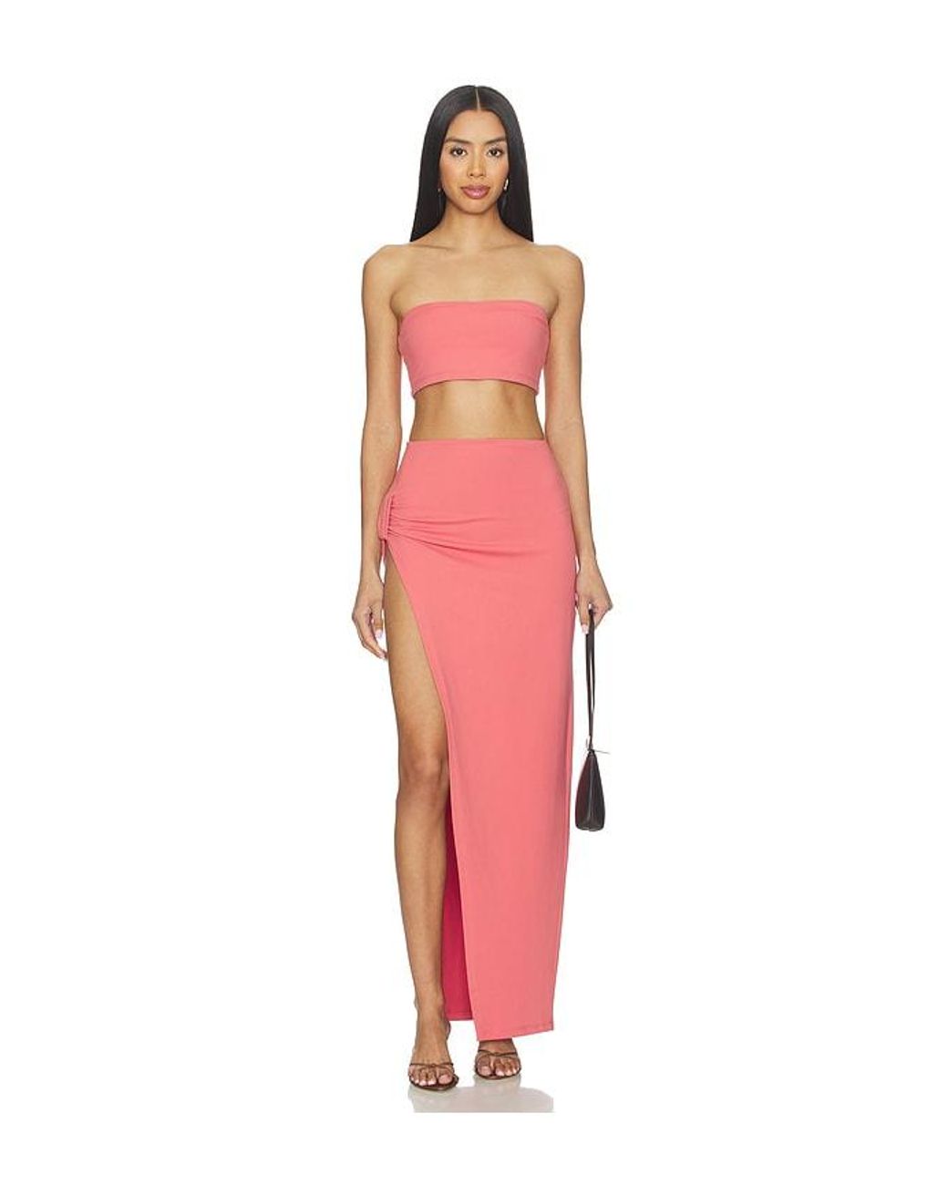 Susana Monaco Pink Micro Tube Top