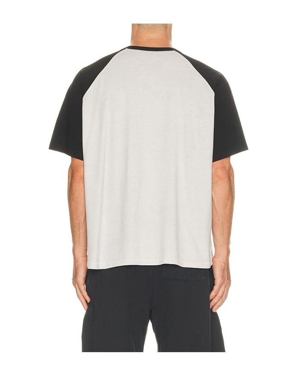 Rhude Black 4X4 Spirit Raglan Tee for men