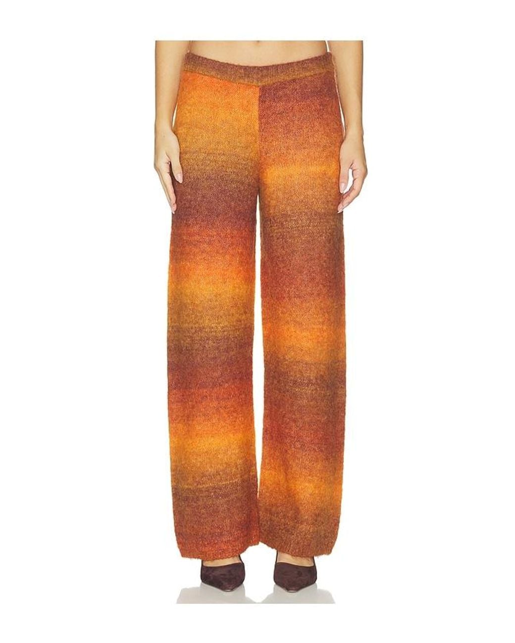 Cult Gaia Orange Linnet Pant