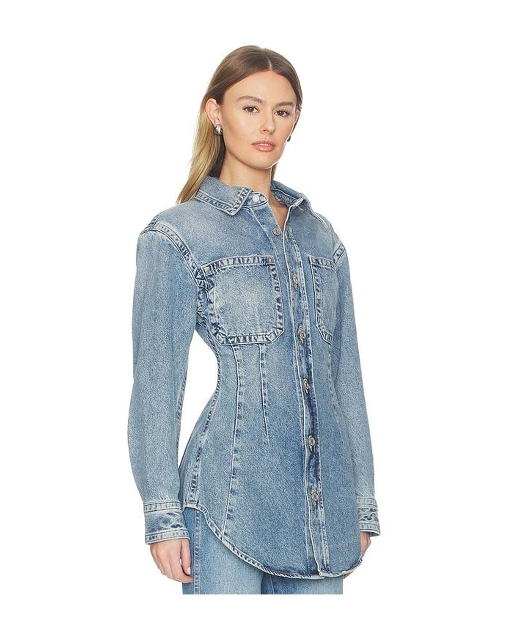 Agolde Blue Wilma Shirt